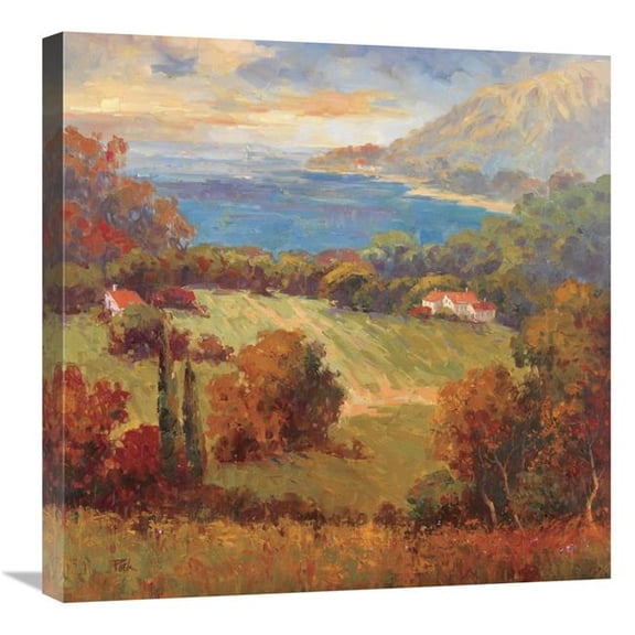 Global Gallery  Tuscan Hill VIew Art Print - K Park