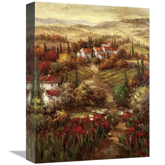 Global Gallery  Tuscan Village Art Print - Hulsey - 12in. x 16in.