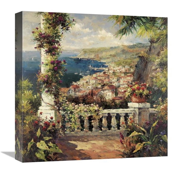 Global Gallery  View From the Terrace Art Print 18in. x 18in.