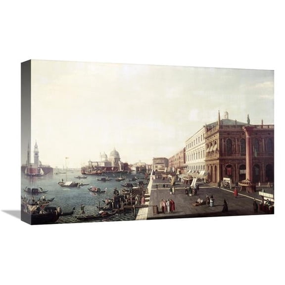 Global Gallery View of Molo in Venice No.1 Art Print