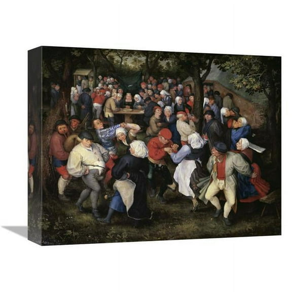 Global Gallery Village Celebration - II Art Print - Pieter Bruegel The Elder