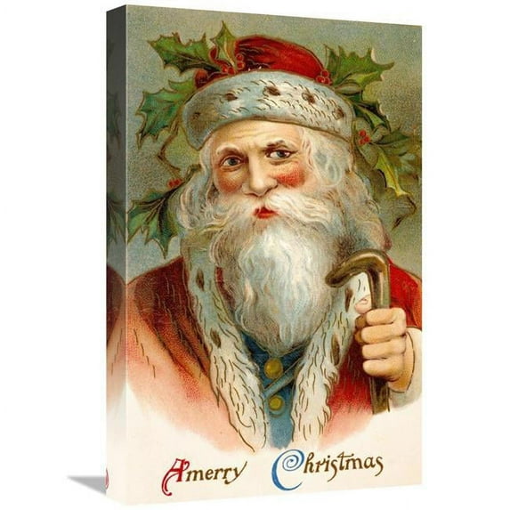 Global Gallery Vintage Santa Art Print - Unknown - 22in.
