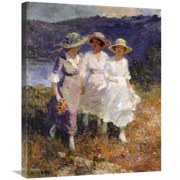 Global Gallery  Walking in the Hills Art Print - Edward Henry Potthast