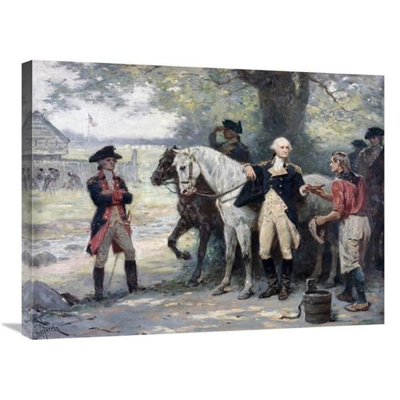 Global Gallery Washington at Half-Way Brook Art Print - Jean Leon Gerome Ferris