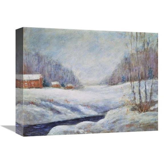 Global Gallery Winter Landscape Art Print - John Henry Twachtman
