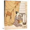 thumbnail image 1 of Global Gallery  Woman Primping Art Print - Unknown, 1 of 1
