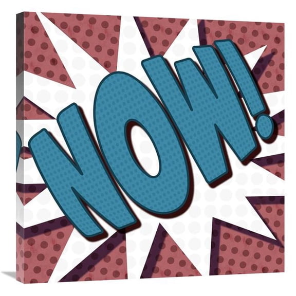 Global Gallery GCS-388377-3030-142 30 x 30 in. Word Power - Now Art Print - BG.Studio