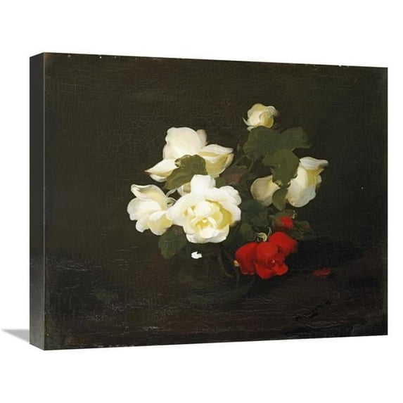 Global Gallery Yellow & Red Roses Art Print - James Stuart Park - 22in.