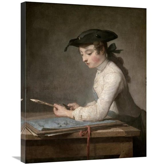 Global Gallery Young Draftsman Art Print - Jean-Baptiste-Simeon Chardin