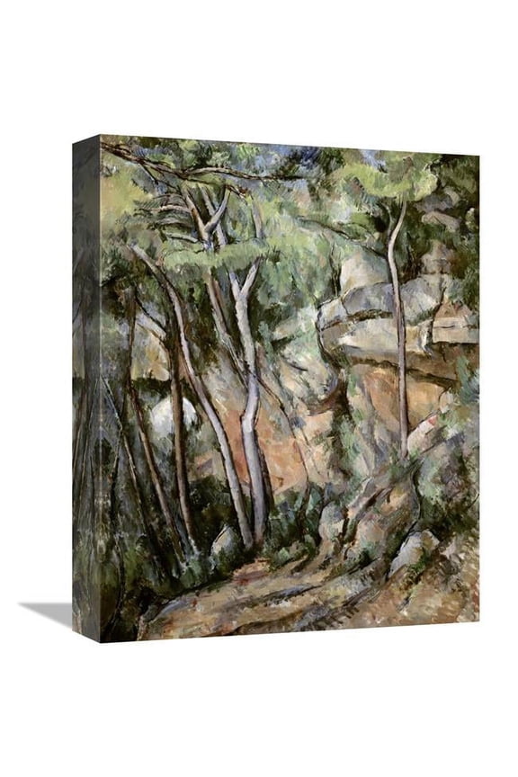 in the Park of Chateau Noir Art Print - Paul Cezanne