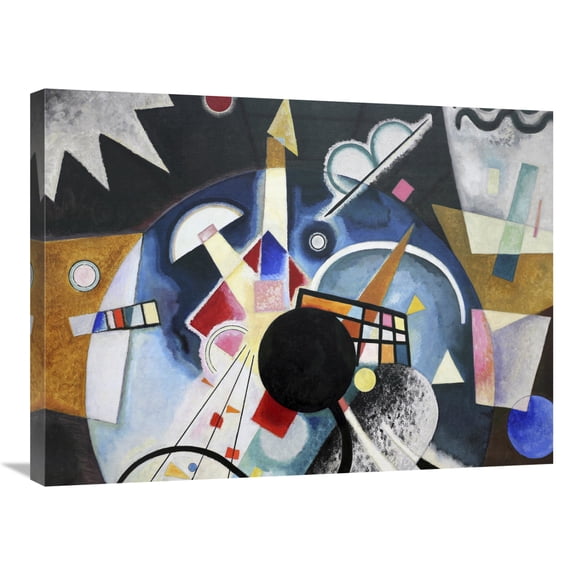 Global Gallery's 'A Center (detail)' by Wassily Kandinsky Stretched Canvas Wall Art
