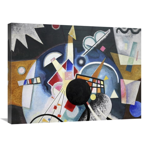 Global Gallery's 'A Center (detail)' by Wassily Kandinsky Stretched Canvas Wall Art