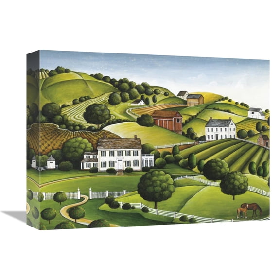 Global Gallery's 'Apple Valley' by David Carter Brown Stretched Canvas Wall Art