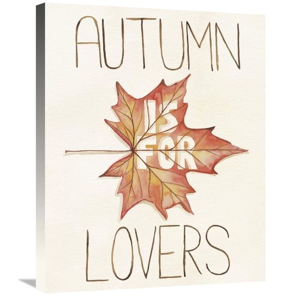 Global Gallery's 'Autumn Love II' by Elyse DeNeige Stretched Canvas Wall Art