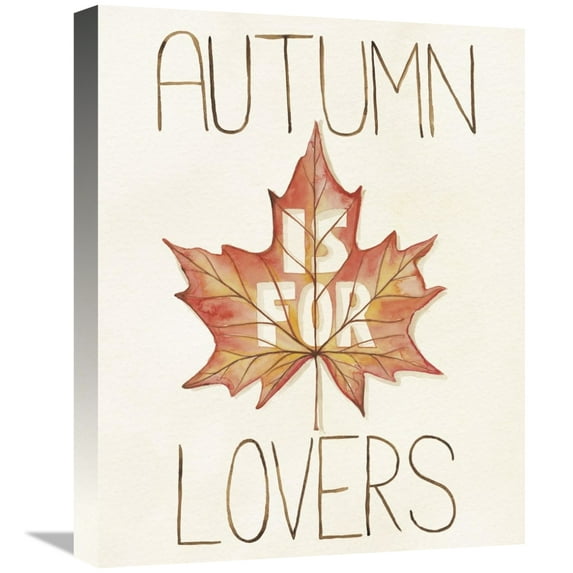 Global Gallery's 'Autumn Love II v.2' by Elyse DeNeige Stretched Canvas Wall Art