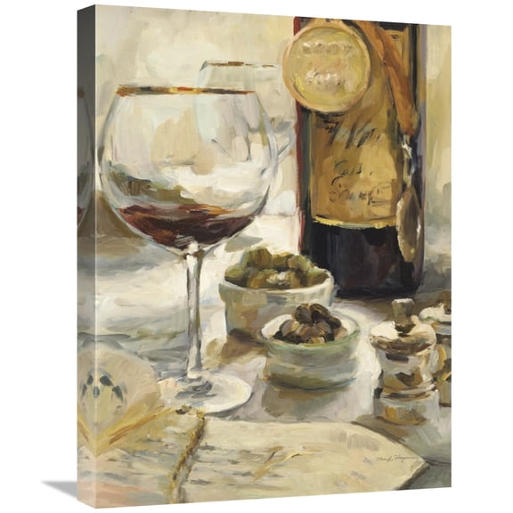 Global Gallery's 'Award Winning Wine I' By Marilyn Hageman Stretched Canvas Wall Art