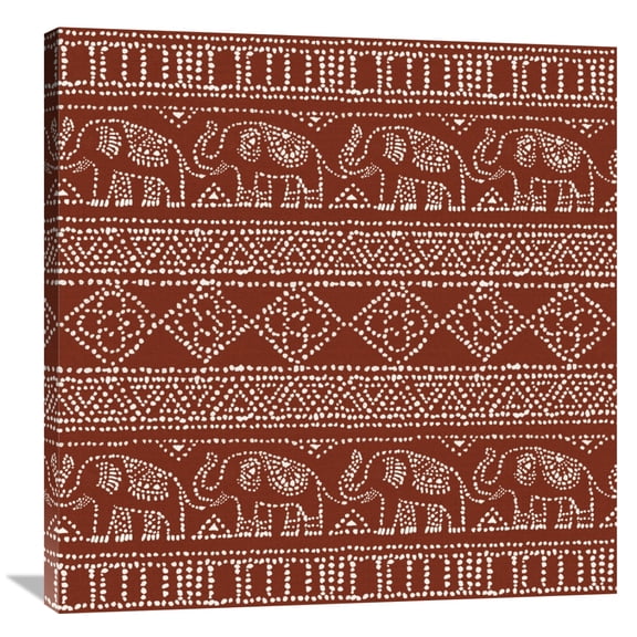 Global Gallery's 'Batik Pattern IM' by Daphne Brissonnet Stretched Canvas Wall Art