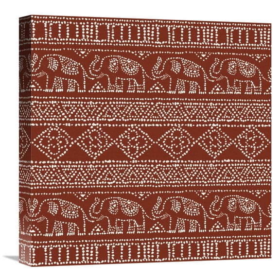 Global Gallery's 'Batik Pattern IM' by Daphne Brissonnet Stretched Canvas Wall Art