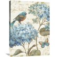 thumbnail image 1 of Global Gallery's 'Blue Garden II' by Daphne Brissonnet Stretched Canvas Wall Art, 1 of 4