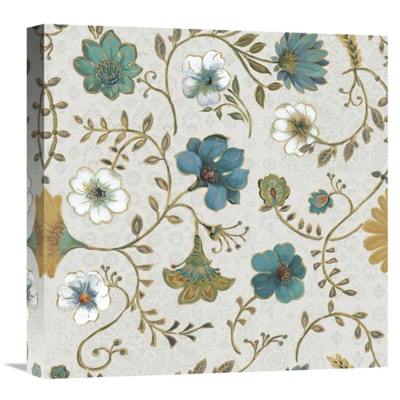 Global Gallery's 'Bohemian Wings Floral Dance' by Daphne Brissonnet Stretched Canvas Wall Art