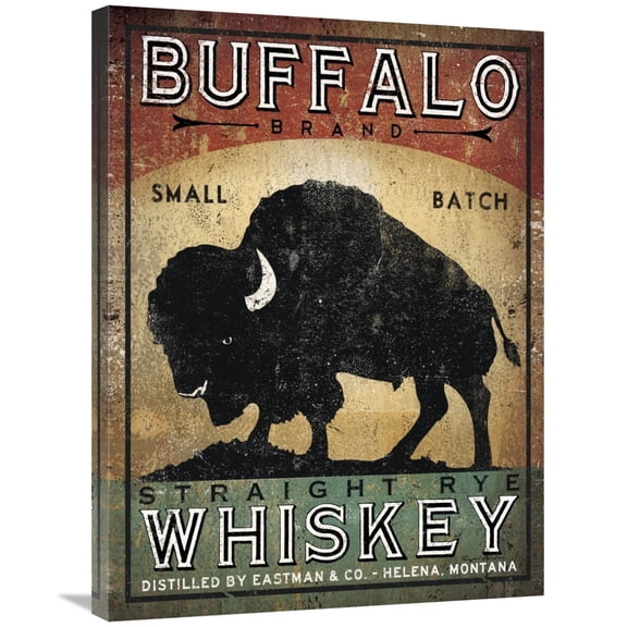 Global Gallery's 'Buffalo Whiskey' By Ryan Fowler Stretched Canvas Wall Art