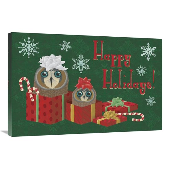 Global Gallery's 'Christmas Parliament III' By Elyse DeNeige Stretched Canvas Wall Art