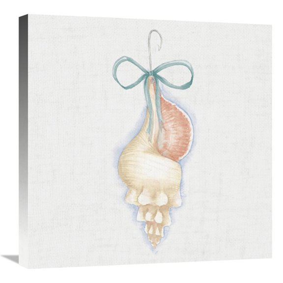 Global Gallery's 'Christmas on the Coast I' by Elyse DeNeige Stretched Canvas Wall Art