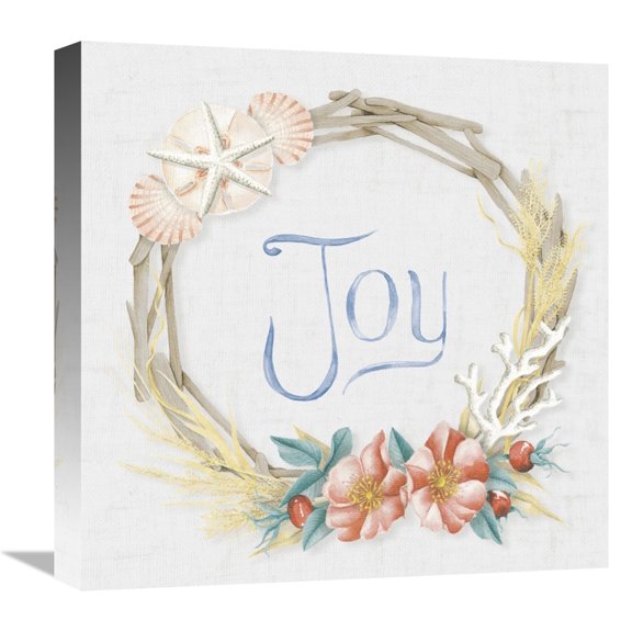 Global Gallery's 'Christmas on the Coast VII' by Elyse DeNeige Stretched Canvas Wall Art