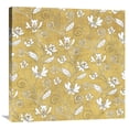 thumbnail image 1 of Global Gallery's 'Color my World Lotus Pattern Gold' by Daphne Brissonnet Stretched Canvas Wall Art, 1 of 4