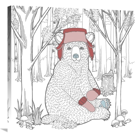 Global Gallery's 'Color the Forest Color I' by Elyse DeNeige Stretched Canvas Wall Art