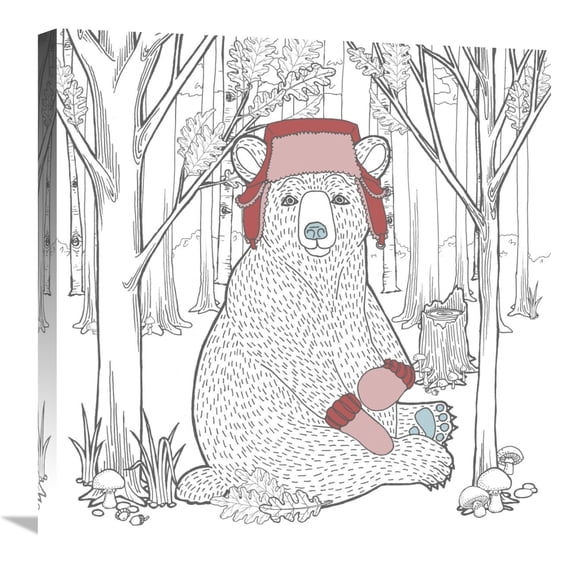 Global Gallery's 'Color the Forest Color I' by Elyse DeNeige Stretched Canvas Wall Art