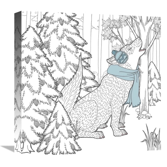 Global Gallery's 'Color the Forest Color VI' by Elyse DeNeige Stretched Canvas Wall Art