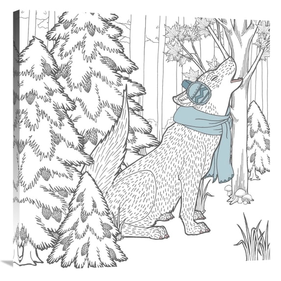 Global Gallery's 'Color the Forest Color VI' by Elyse DeNeige Stretched Canvas Wall Art