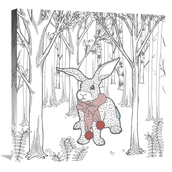 Global Gallery's 'Color the Forest Color XI' by Elyse DeNeige Stretched Canvas Wall Art