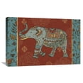 thumbnail image 1 of Global Gallery's 'Elephant Caravan IIM' by Daphne Brissonnet Stretched Canvas Wall Art, 1 of 4