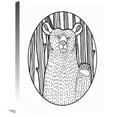 thumbnail image 1 of Global Gallery's 'Forest Friends IV Black and White' by Elyse DeNeige Stretched Canvas Wall Art, 1 of 4
