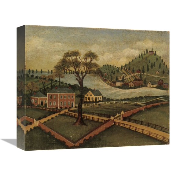 Global Gallery's 'Going to Town' by David Carter Brown Stretched Canvas Wall Art