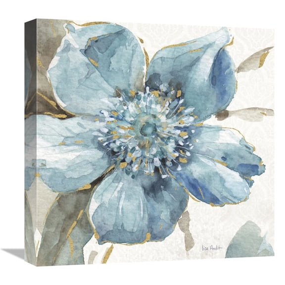 Global Gallery's 'Indigold VI' By Lisa Audit Stretched Canvas Wall Art