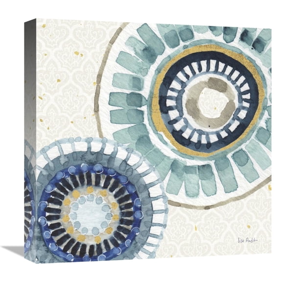 Global Gallery's 'Indigold XV' By Lisa Audit Stretched Canvas Wall Art