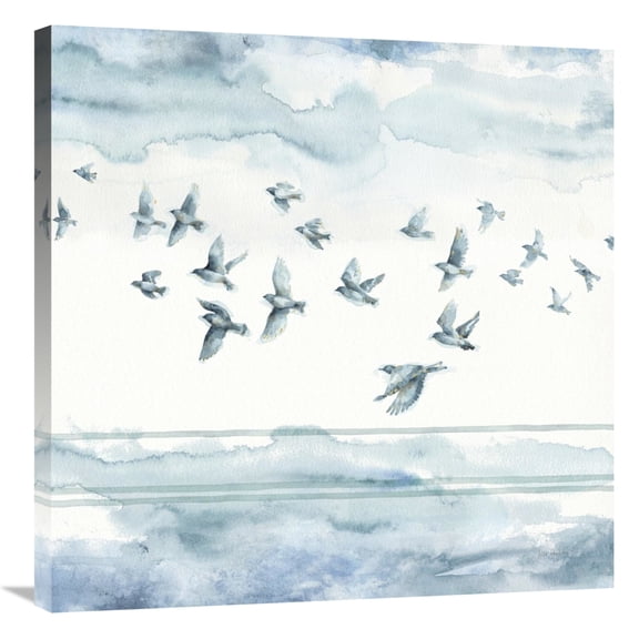 Global Gallery's 'Indigold XXII' By Lisa Audit Stretched Canvas Wall Art