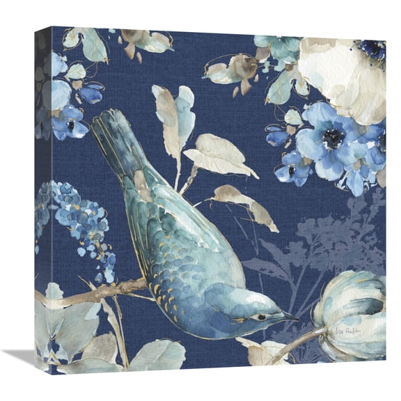 Global Gallery's 'Indigold XXIV' By Lisa Audit Stretched Canvas Wall Art