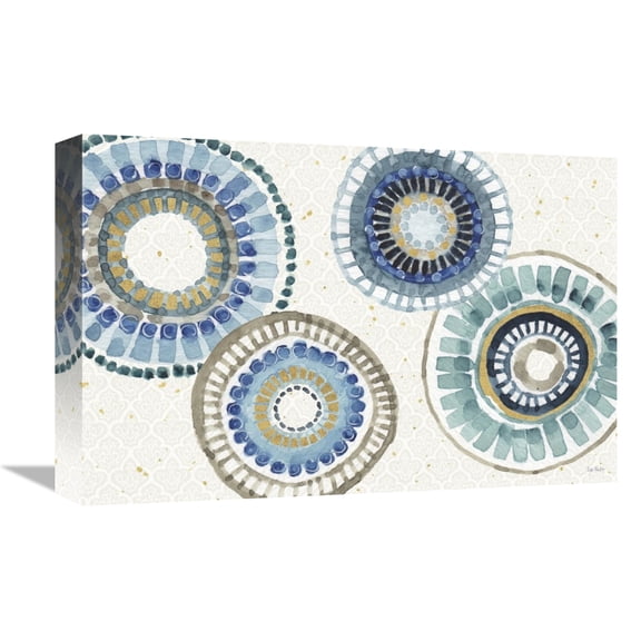 Global Gallery's 'Indigold XXV' By Lisa Audit Stretched Canvas Wall Art