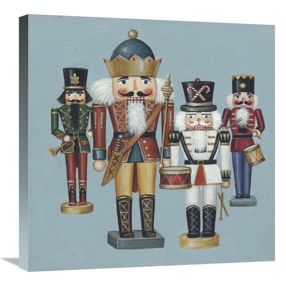 Global Gallery's 'King Nutcrakcers' by David Carter Brown Stretched Canvas Wall Art