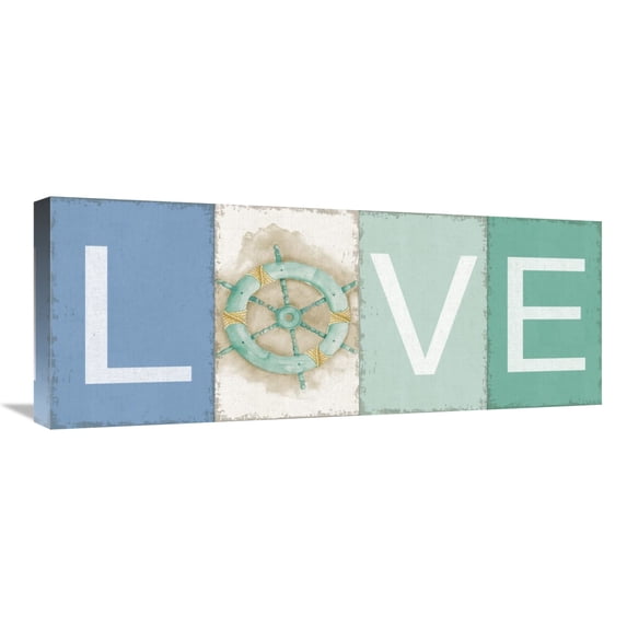Global Gallery's 'New Horizons Love' by Elyse DeNeige Stretched Canvas Wall Art