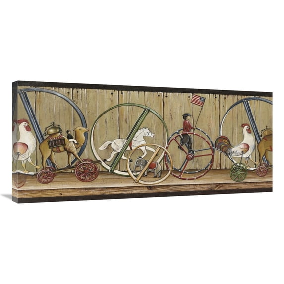 Global Gallery's 'Parade Day' By David Carter Brown Stretched Canvas Wall Art