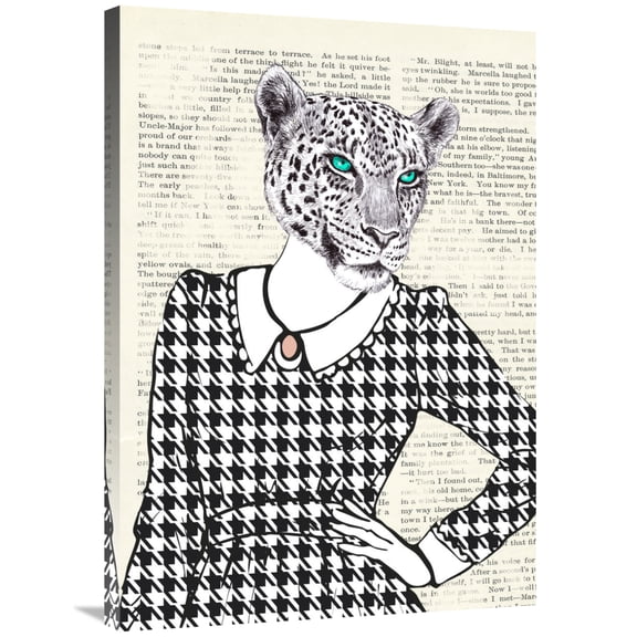 Global Gallery's 'Pretty Girl (detail)' by Matt Spencer Stretched Canvas Wall Art