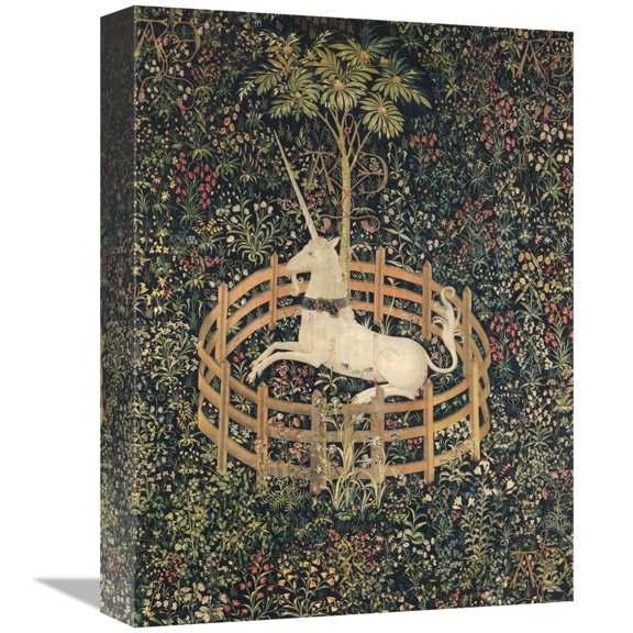 Global Gallery's 'Unicorn in Captivity' by Anonymous Stretched Canvas Wall Art