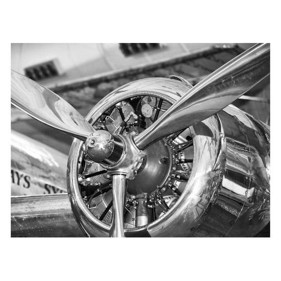 Global Gallery's 'Vintage airplane propeller' By Anonymous Unframed Giclee on Paper Print