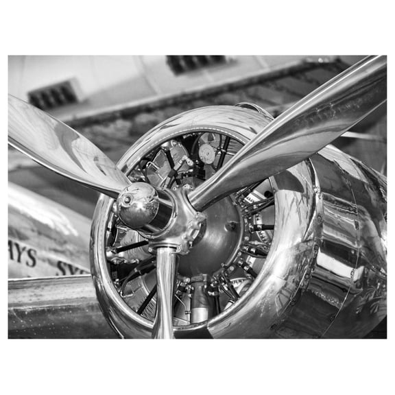 Global Gallery's 'Vintage airplane propeller' By Anonymous Unframed Giclee on Paper Print