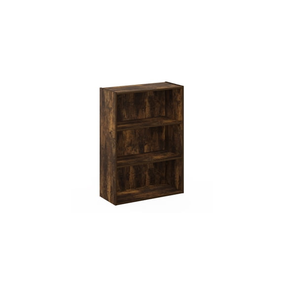 Global Glam Open Shelf Bookcase Medium Density Composite Wood Adjustable Scratch-Resistant Shelves